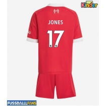 Liverpool Curtis Jones #17 Heimtrikotsatz Kinder 2025-26 Kurzarm (+ Kurze Hosen)